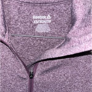Reebok Purple Womens Zip up Workout Pullover in Size XS